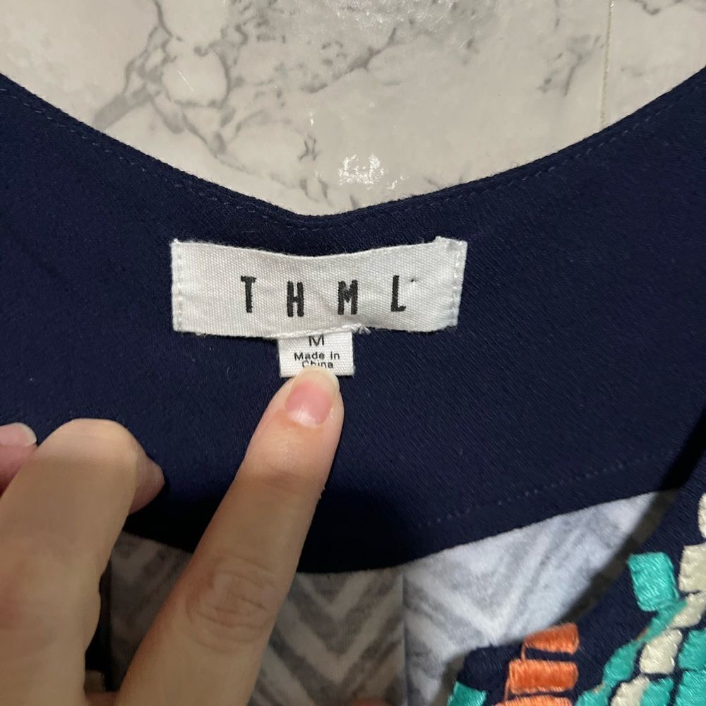 THML Chevron Embroidered Top - Picture 2 of 5